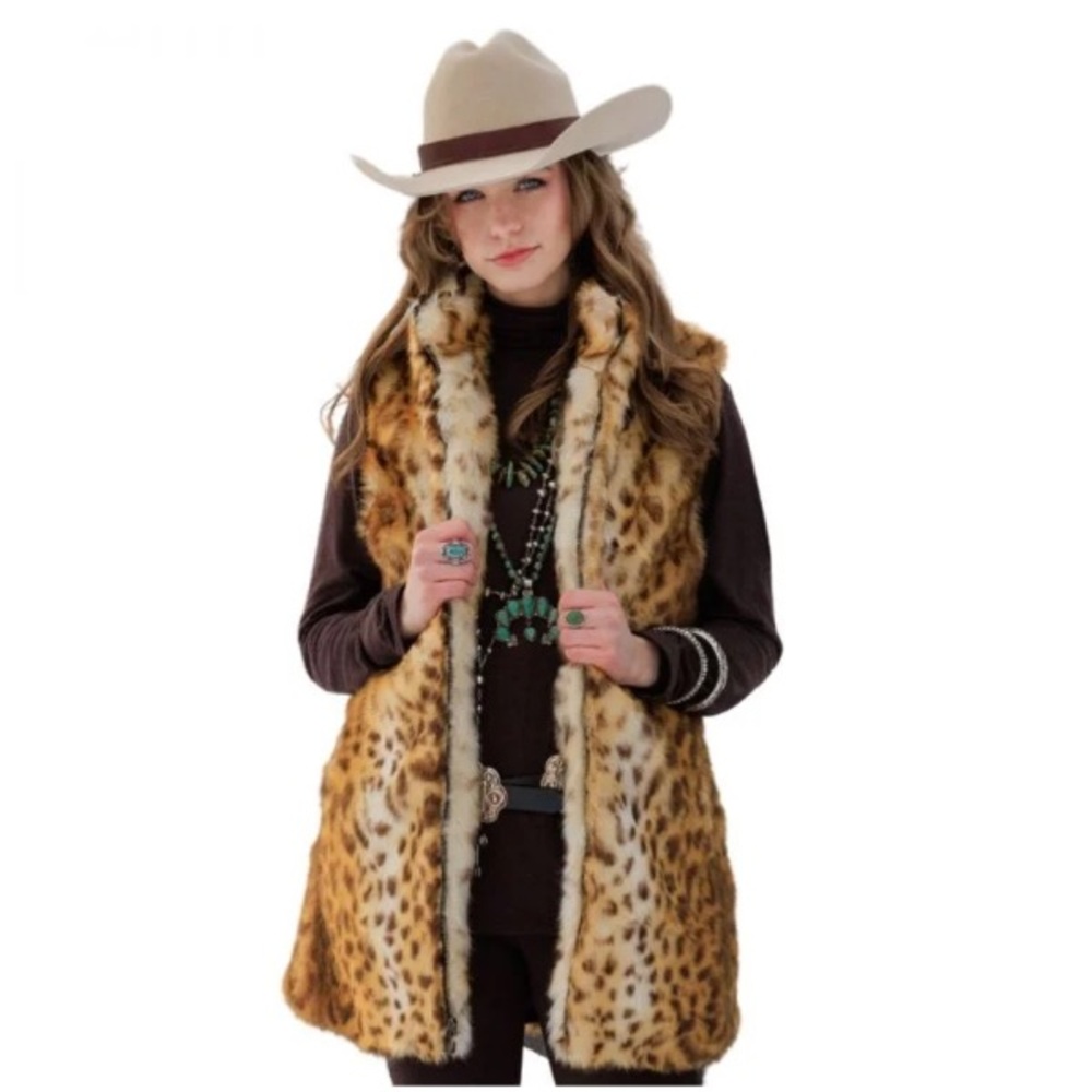 Tasha Polizzi Leopard Print Vest